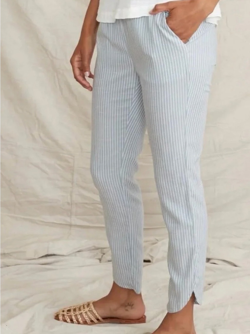 Marine Layer Allison Striped Pull-On Pant
